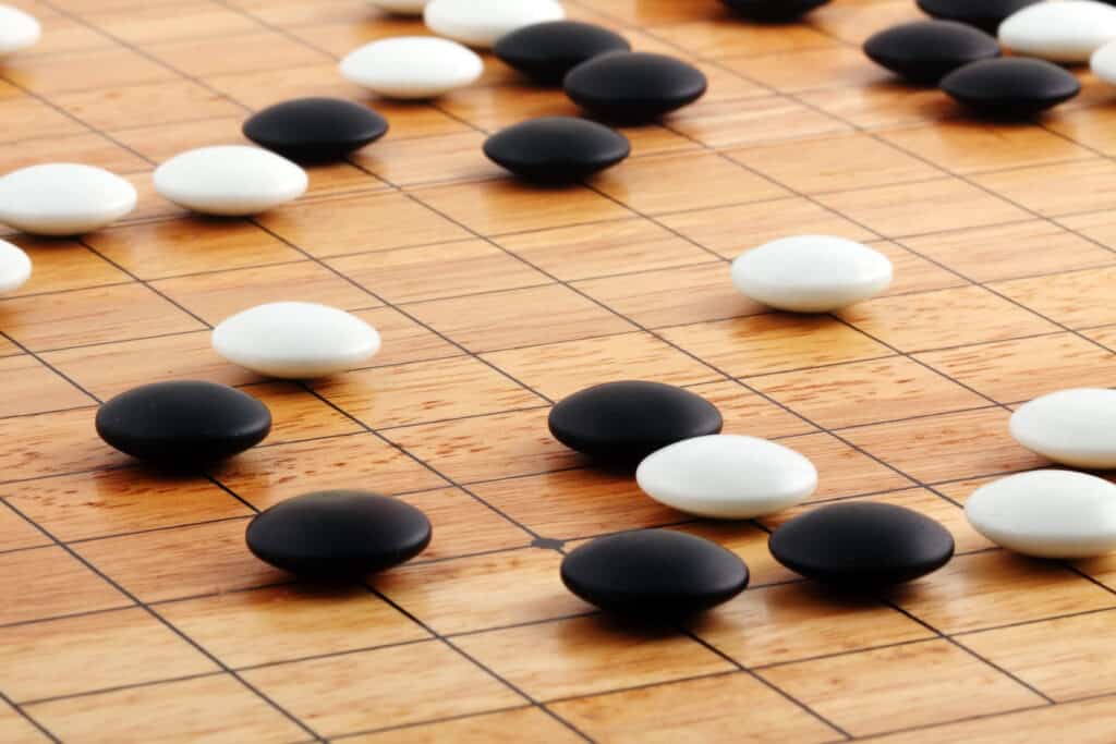 japanisches schach brettspiel go 